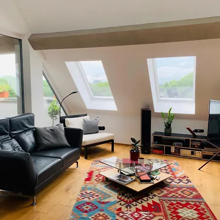 Ferienwohnung Exklusives Penthouse im ehemaligen Bunker Hannover Exterior foto